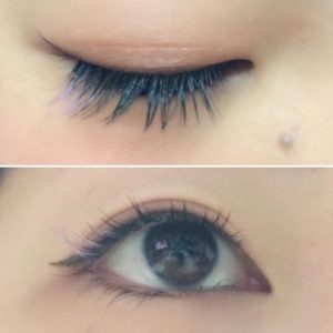 パープルのマツエク写真