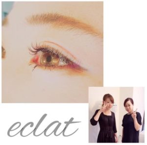 よさこいのチームメイトがマツエクつけた写真